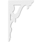 Ekena Millwork Cornelia Architectural Grade PVC Bracket, 5/8"W X 5 1/2"D X 9"H BKTP01X05X09CN - alternate 2